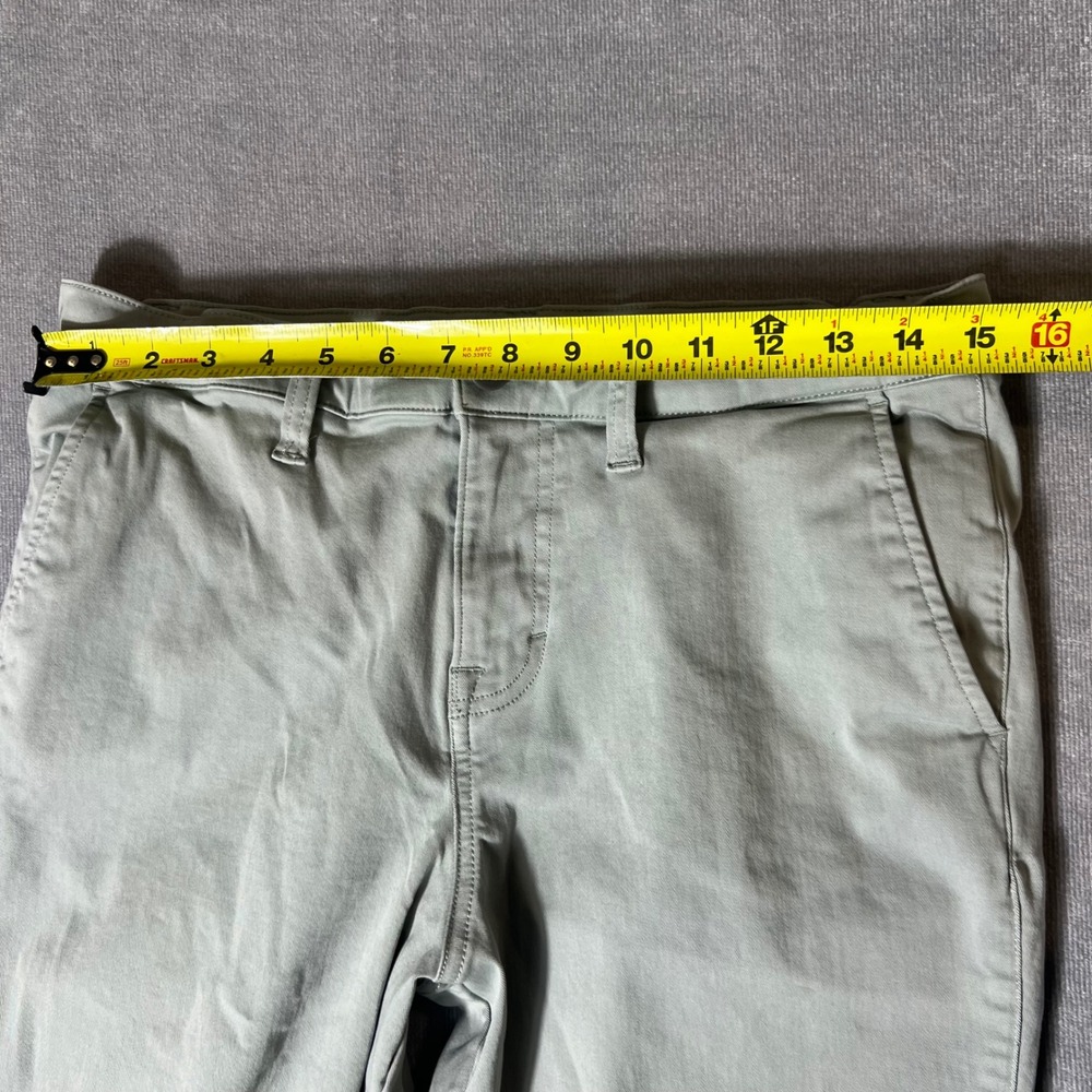 Lucky Brand Womens Sage Green Chino Pants Straight Leg Size 8 29 Stretch Cotton - Picture 5 of 9